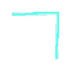 Wall Mural - Y2K modern abstract element. Retro shape with minimal frame and icon. Iconic logo, graphic style, 90s aesthetic, perfect for digital projects and tech designs.