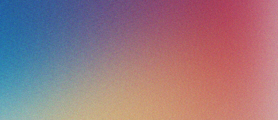 Sticker - peach, rose and cyan modern gradient noise texture background with subtle grain effect for posters