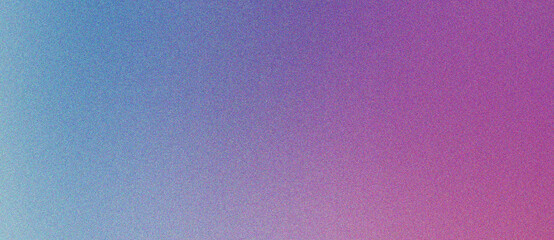 Wall Mural - cyan, purple and lilac gradient grainy texture background with noise effect for branding and creativ
