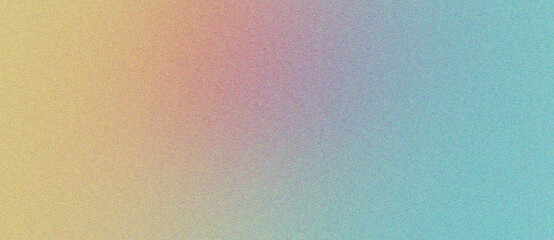 Wall Mural - cyan, khaki and salmon gradient grainy faded background texture for stylish branding projects