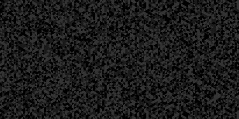 Fototapete - Geometric seamless black, gray cube square low polygon texture wallpaper. abstract surface creative diamond pattern corporate. abstract polygon Mosaic triangle overlap texture background.	
