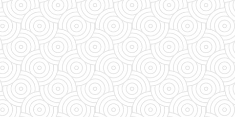 Poster - Minimal vector Overlapping Pattern Minimal diamond geometric waves spiral abstract fabric textile wave line. white and gray seamless tile stripe geometric create overlap retro line pattern background.
