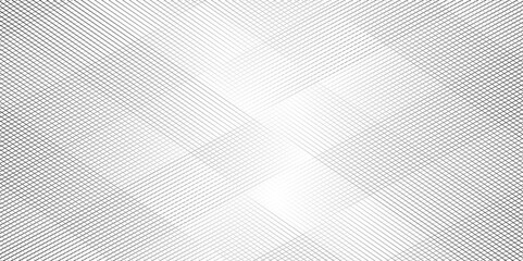 Poster - Vector gradient gray line abstract pattern Transparent monochrome striped texture, minimal background. Abstract background wave line elegant white striped diagonal line technology concept web texture.