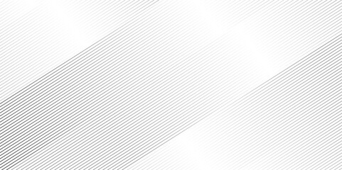 Fototapete - Vector gradient gray line abstract pattern Transparent monochrome striped texture, minimal background. Abstract background wave line elegant white striped diagonal line technology concept web texture.