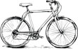 © Vectoral - Hand-drawn vector illustration vintage bicycle sketch design