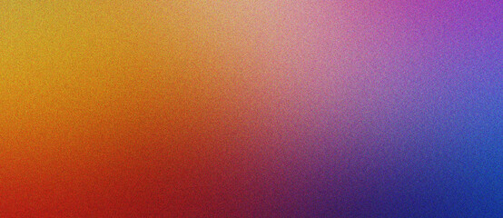 Wall Mural - orange, mint and blue gradient noise texture elegant tone background with faded surface effect for d