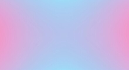 Poster - Photo of a soft pink and light blue gradient creates a smooth pastel background