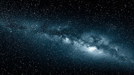 Wall Mural - Vast expanse of the night sky, full of stars and the milky way.