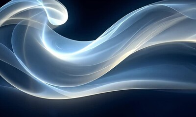 Poster - Abstract Flowing Lines