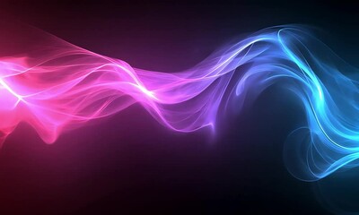 Poster - Abstract Flowing Neon Colors
