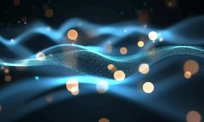 Poster - Abstract Wave of Light