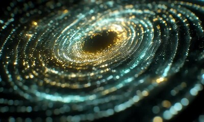 Poster - Concentric Rings of Light