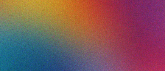 Wall Mural - orange, coral and cyan gradient soft noise effect with artistic grain for modern posters and creativ