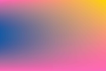 Poster - Full frame shot of isolated colorful gradient background, copy space