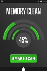 Poster - Mobile display with memory cleaner