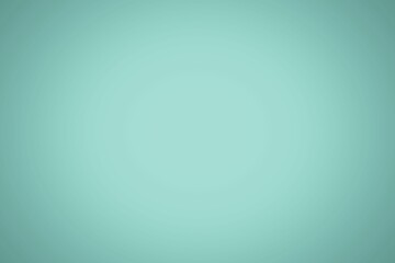 Poster - Teal radial gradient flat design is shifting from dark edges toward mint-teal center
