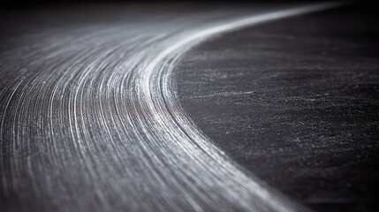 Poster - Close-up view of a textured surface with a curved pattern.