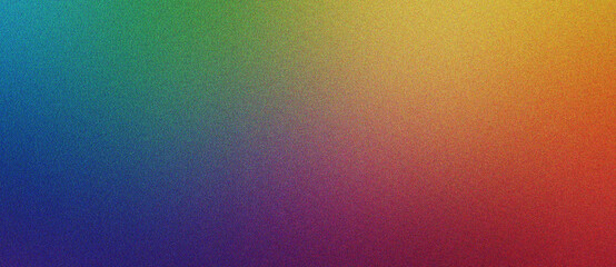 Wall Mural - blue, green and orange Gradient noise texture soft gradient blur for creative modern design