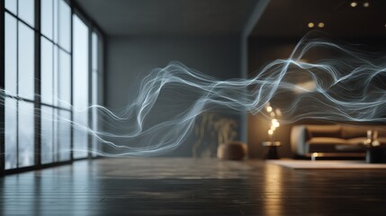 Fototapete - Energy flow abstract