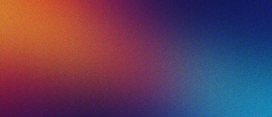 Wall Mural - cyan, tan and indigo gradient soft noise texture background with dreamy grain overlay and subtle fad