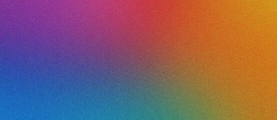 Wall Mural - blue, orange and purple gradient artistic noise grain texture background with smooth faded blur and 