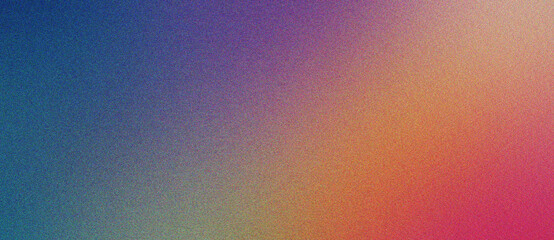 Poster - coral, lilac and peach minimal gradient noise texture effect