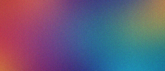 Poster - cyan, mint and brown premium gradient noise texture overlay