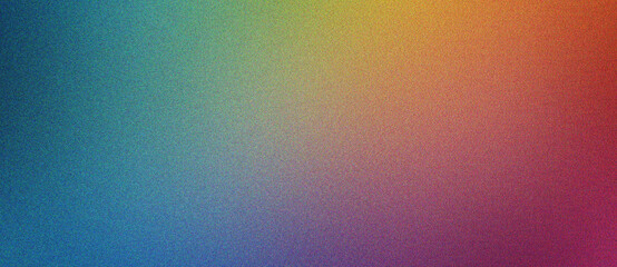 Poster - cyan, khaki and coral faded gradient noise texture design for product mockups