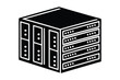 © ganesh106 - server rack vector icon