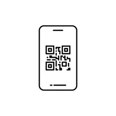 Poster - Smartphone Displaying QR Code Scan Icon