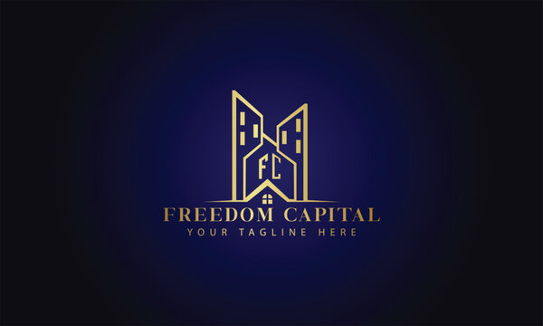 Real estate logo design with full branding business card, stumps, email signature, and social media kit