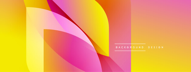 Poster - Abstract gradient design. Vivid colors blend, creating dynamic visual effect. Modern aesthetic, suitable for backgrounds, banners.