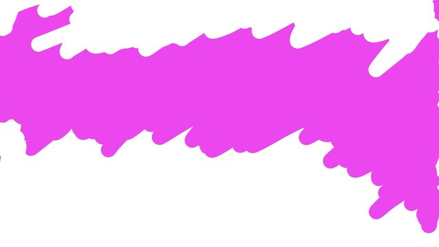 pink paint splashes