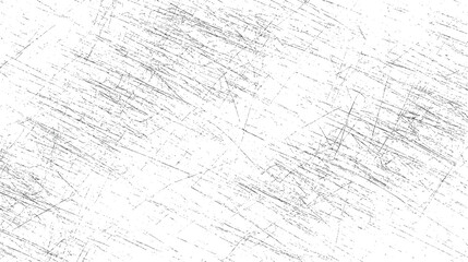 Poster - White background with grunge diagonal scratch texture. Faded etched lines create rough distressed aesthetic. Ideal for texture overlays.
