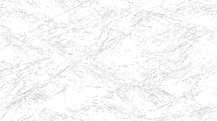 Poster - White scratch texture with subtle etched grain pattern. Minimal distressed overlay background. Abstract grunge lines for modern design.
