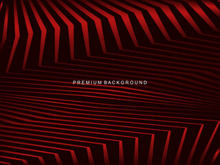 Poster - Modern abstract background with gradient red lines that creates a dynamic visual effect and is suitable for a variety of luxury digital designs.