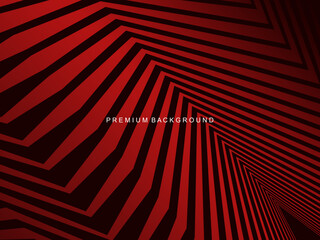 Poster - Modern abstract background with gradient red lines that creates a dynamic visual effect and is suitable for a variety of luxury digital designs.