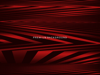Poster - Modern abstract background with gradient red lines that creates a dynamic visual effect and is suitable for a variety of luxury digital designs.