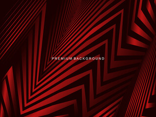 Poster - Modern abstract background with gradient red lines that creates a dynamic visual effect and is suitable for a variety of luxury digital designs.