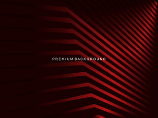Poster - Modern abstract background with gradient red lines that creates a dynamic visual effect and is suitable for a variety of luxury digital designs.