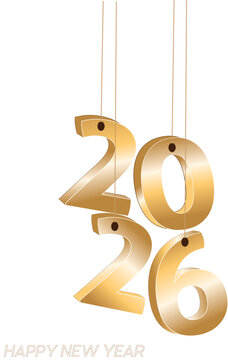 2026 lettering new year text logo, calligraphy, 2026 lettering . Number, lettering logo, number, new, gold, 2026, alphabet, new year, concept.