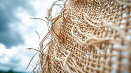 woven jute texture