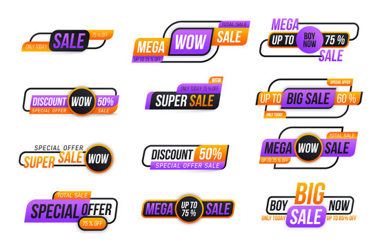 PNG shopping promotion label with flash banner offer ribbon scroll big celebration best tag three-dimensional discount icon abstract elements sale background price coupon gift now stroke layout

