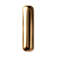 Poster - Shiny, elongated gold bar with smooth surface, reflecting light beautifully, creating elegant and luxurious appearance