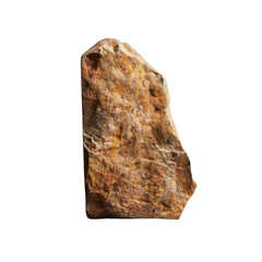 Poster - Natural stone rock with earthy tones and textures, showcasing unique patterns and colors, perfect for decorative or landscaping use