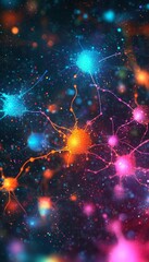 Poster - Creative Visualization of Neural Connections with Colorful Nodes in Deep Learning Systems