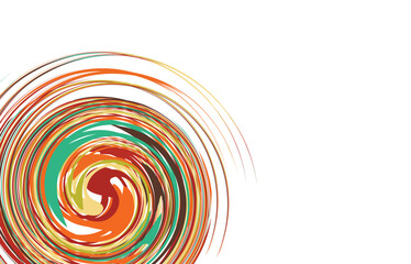 Leinwandbilder - Abstract geometric background with dynamic lines and shapes. Vector illustration	