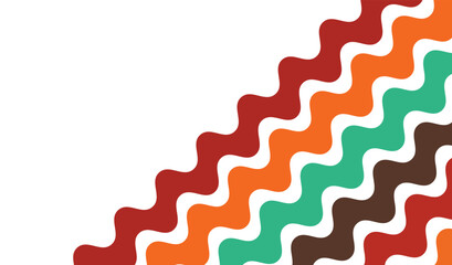 Leinwandbilder - Abstract geometric retro background with dynamic lines and shapes. Vector illustration	