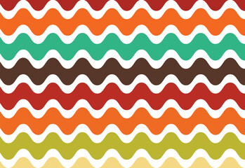Leinwandbilder - Abstract geometric retro background with diagonal lines and shapes. Vector illustration	