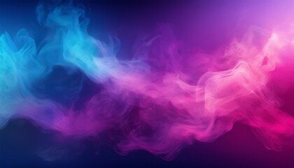 Aufkleber - abstract background with smoke blurred color gradient neon purple pink blue color gradient background